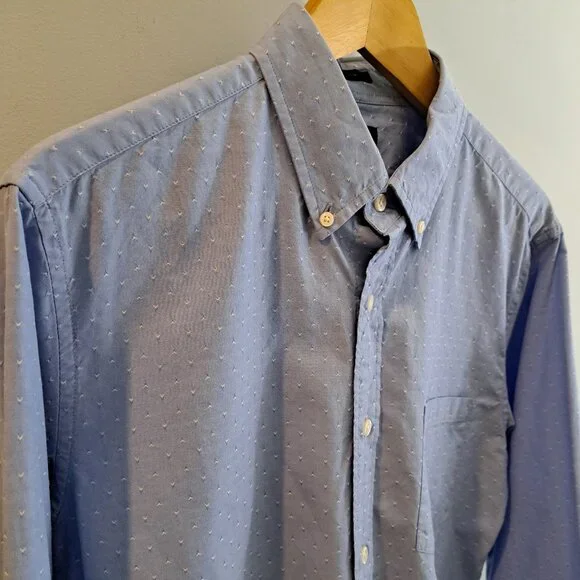 J. Crew Men's M Slim Fit 100% Cotton Long Sleeve Button Down Shirt Style #A0233 - Picture 5 of 14